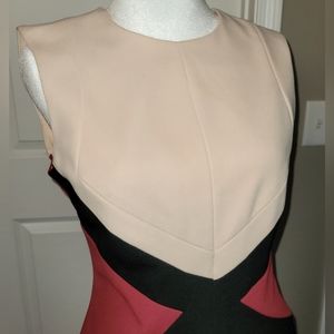 Calvin Klein Multi-Color Sleeveless Dress Size 2